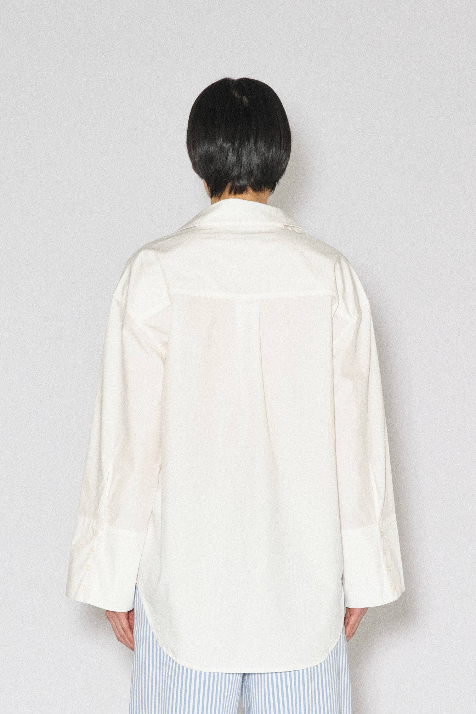 Tomorrow TMRW Jane Crisp Men's Shirt - Color Shirts & Blouses 013 Almost White