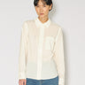 Tomorrow TMRW Sienna Soft Essential Shirt - Color Shirts & Blouses 03 Ecru