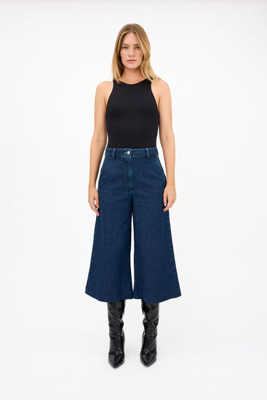 Tomorrow TRW-Ellen French Culotte Jeans Wash Andong Jeans & Pants 51 Denim Blue