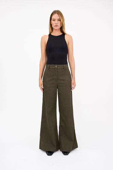 Tomorrow TRW-Ellen French Pant Rinse Wash Jeans & Pants 64 Khaki