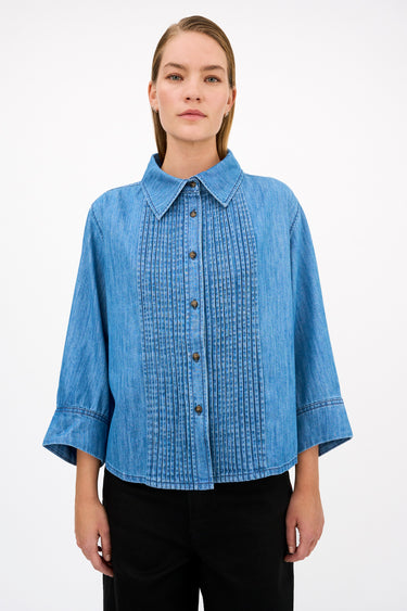 Tomorrow TRW-Hella Shirt Wash Boston Shirts & Blouses 51 Denim Blue