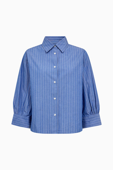 Tomorrow TRW-Hepburn Shirt Santa Barbara Stripe Shirts & Blouses 5 Blue