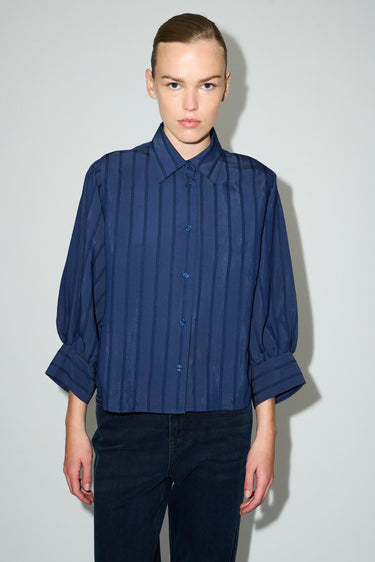 Tomorrow TRW-Missoula Hepburn Shirt Shirts & Blouses 523 Deep Navy Blue
