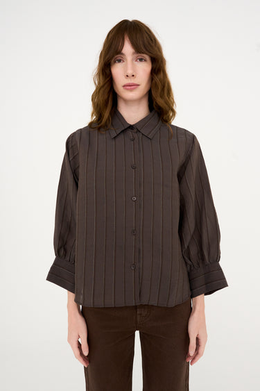 Tomorrow TRW-Missoula Hepburn Shirt Shirts & Blouses 722 Expresso Brown