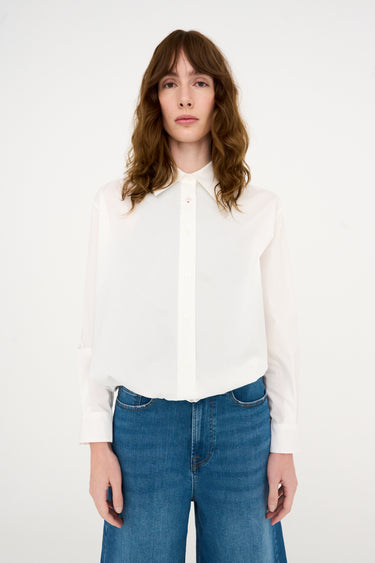 Tomorrow TRW-Petra drawstring shirt Shirts & Blouses 03 Ecru