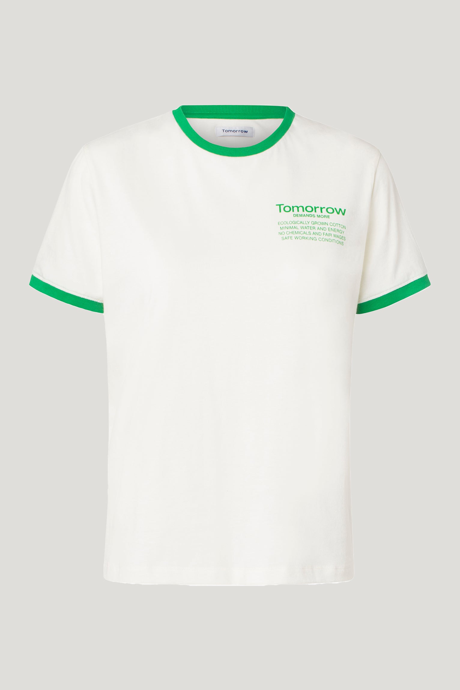 Tomorrow TD Tomorrow Retro Tee Tops & T-shirts 671 Earth Green