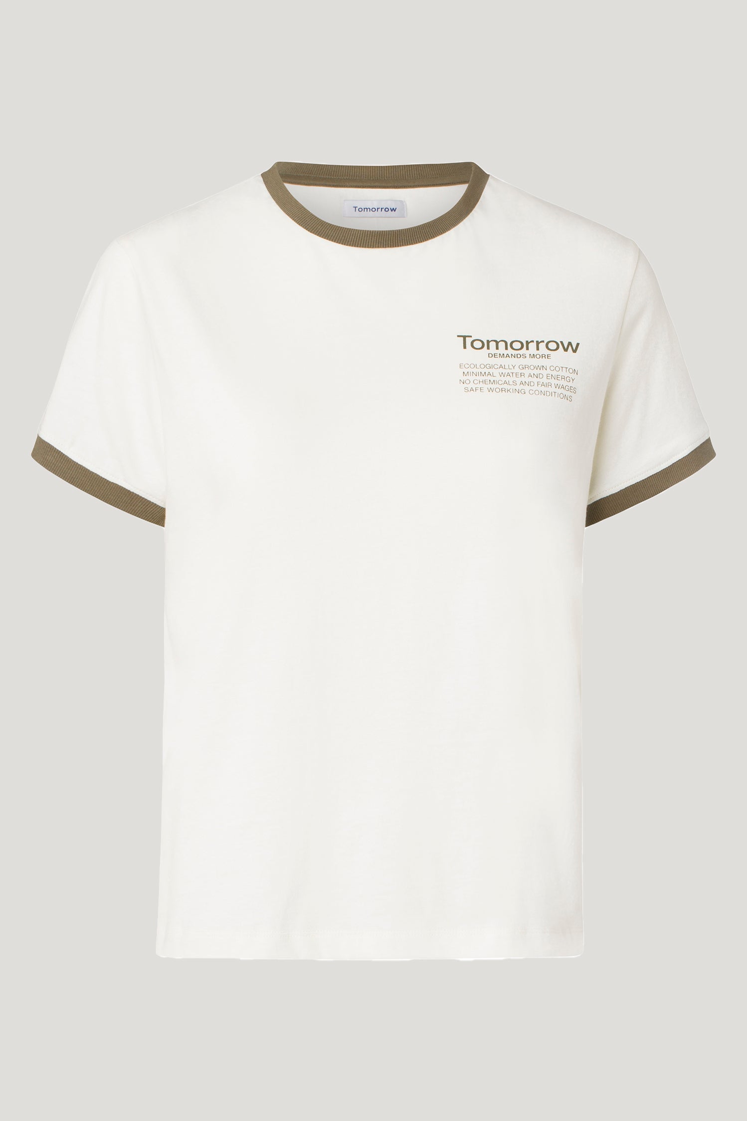 Tomorrow TD Tomorrow Retro Tee Tops & T-shirts Woodchip Brown