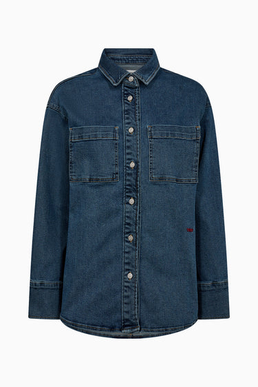 Tomorrow TMRW Arizona Oversize Shirt Wash Soho Blue Shirts & Blouses 51 Denim Blue