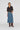Tomorrow TMRW Brown Midi Skirt - Hong Kong Skirt 51 Denim Blue