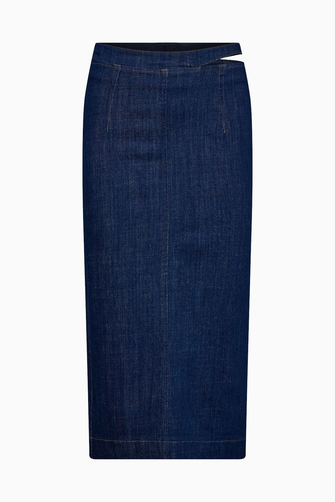 Tomorrow TMRW Brown Stitch Skirt - Crude Indigo Skirt 51 Denim Blue