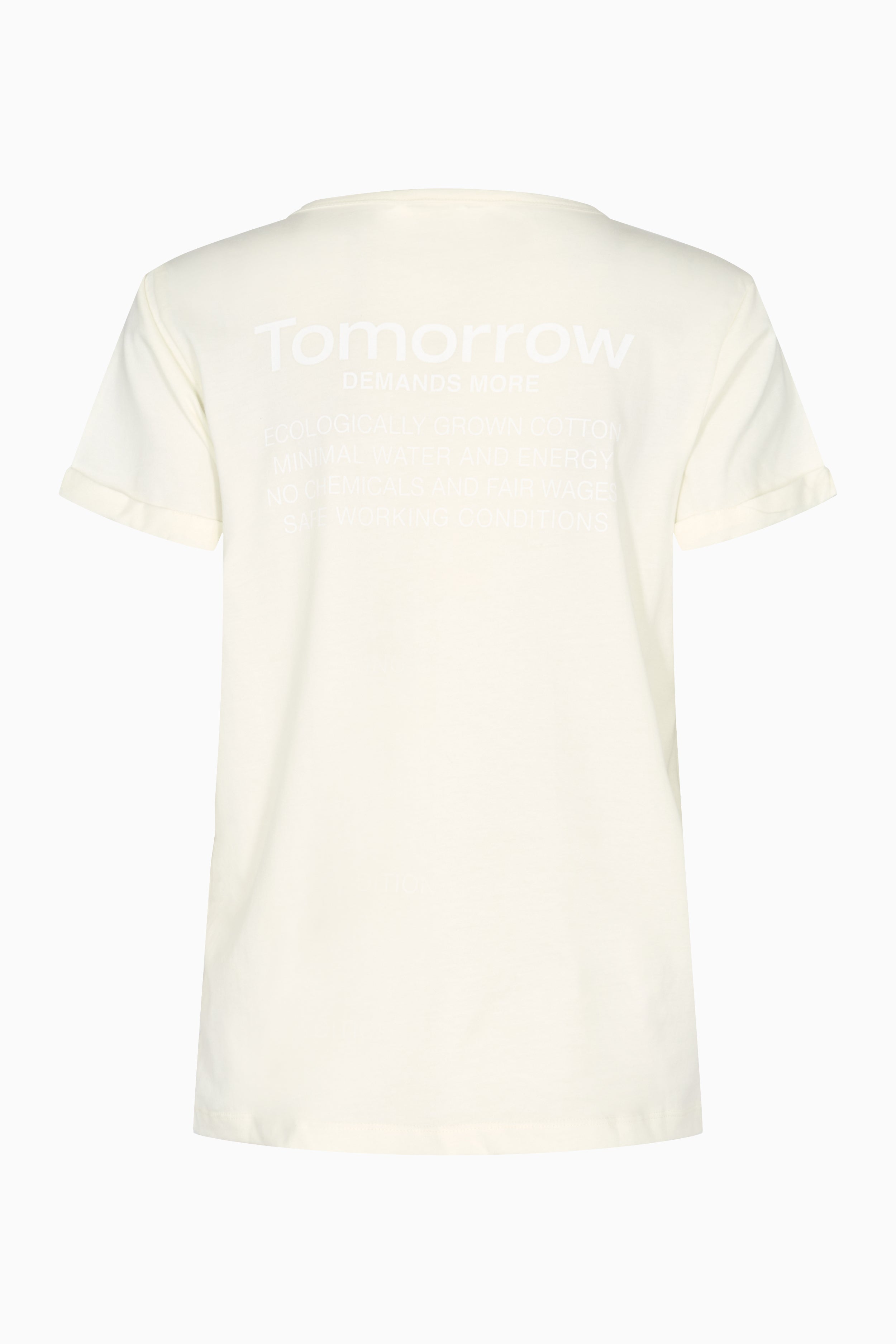 Tomorrow TRW-Logo 4 T-Shirt Tops & T-shirts 03 Ecru