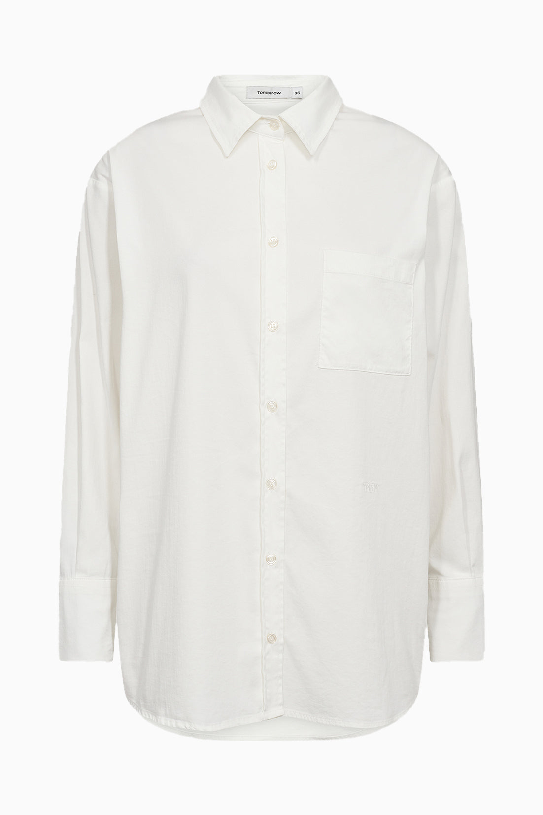 Tomorrow TMRW Moussa Jane Shirt Color Shirts & Blouses 013 Almost White