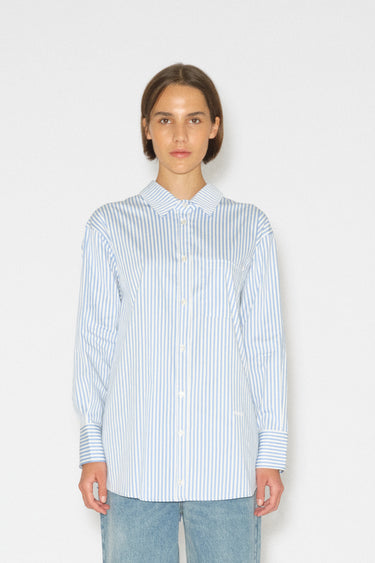 Tomorrow TMRW Moussa Jane Shirt Striped Shirts & Blouses 551 Sky Blue