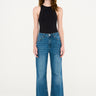 Tomorrow TRW-Aimee Loose Flare Jeans Wash Belgravia Jeans & Pants 51 Denim Blue