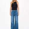 Tomorrow TRW-Aimee Loose Flare Jeans Wash Dark Iowa Jeans & Pants 51 Denim Blue