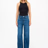 Tomorrow TRW-Aimee Loose Flare Jeans Wash Piemonte Dark Blue Jeans & Pants 51 Denim Blue