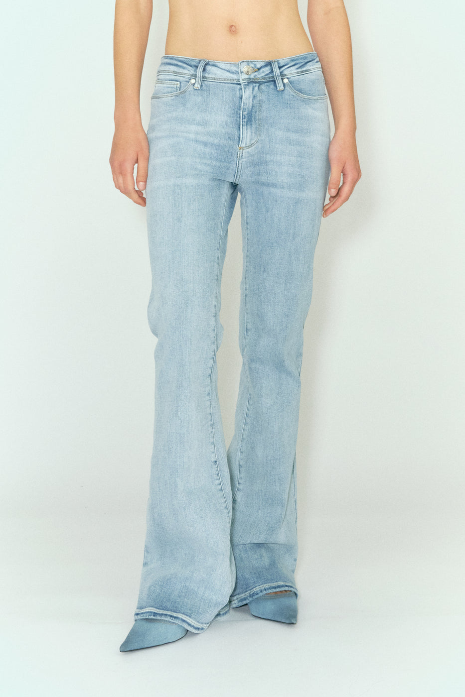 Tomorrow TRW-Albert Flare Jeans Wash Pula Jeans & Pants 51 Denim Blue