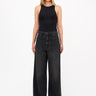 Tomorrow TRW-Angelika Belted Jeans Wash Milano Black Jeans & Pants 9 Black
