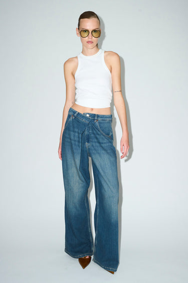 Tomorrow TRW-Angelika Cross Over Jeans Wash Buffalo Jeans & Pants 51 Denim Blue