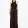 Tomorrow TRW-Arizona Belted Jeans Wash Antique Jeans & Pants Wine Red