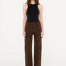 Tomorrow TRW-Brown jeans wash Antique dye Jeans & Pants Espresso Brown