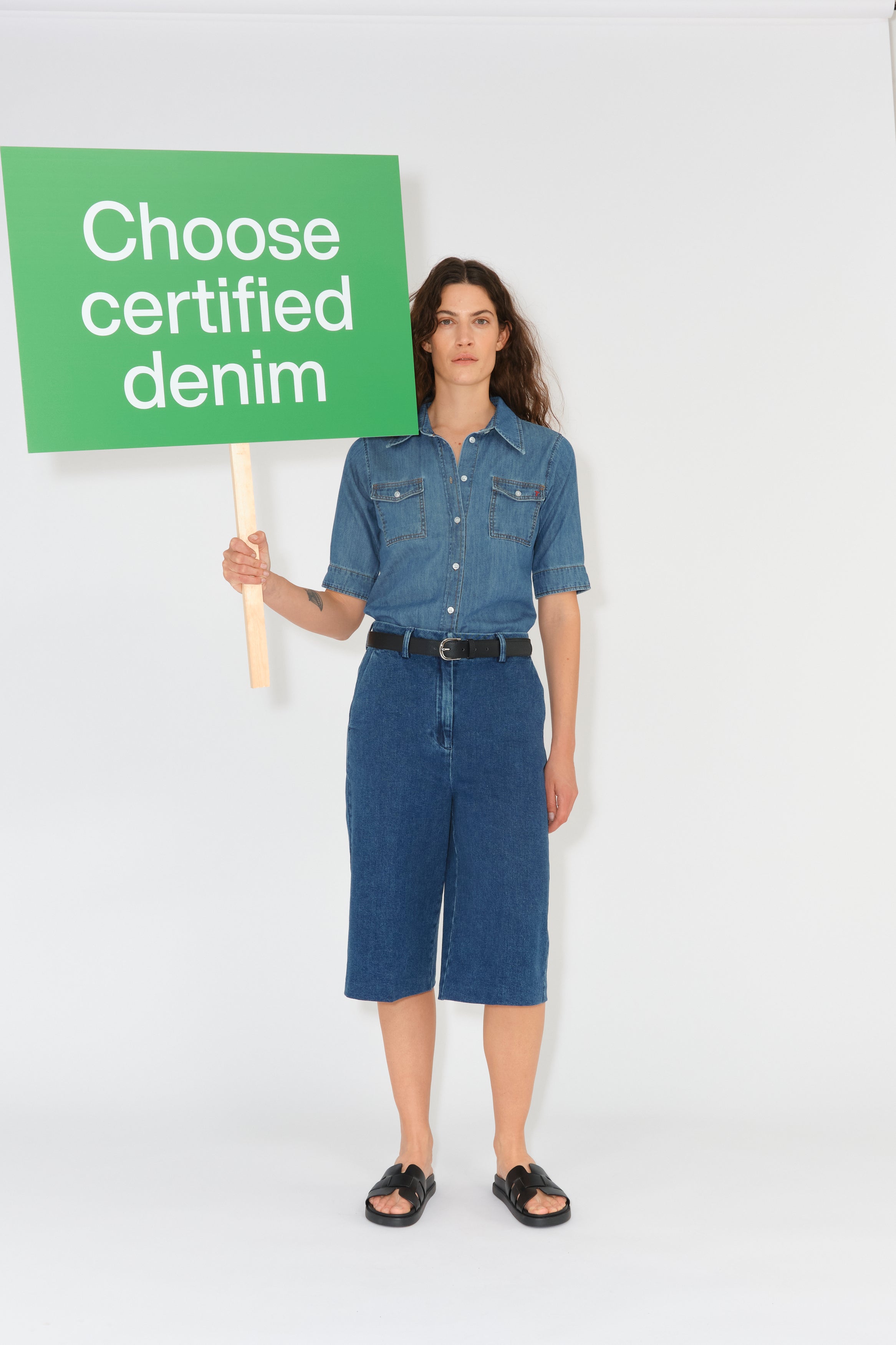 Tomorrow TRW-Ellen Bermuda Shorts Wash Dark Iowa Jeans & Pants 51 Denim Blue