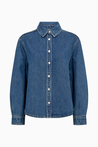 Tomorrow TRW-Ellen denim shirt wash Bakersfield Shirts & Blouses 51 Denim Blue