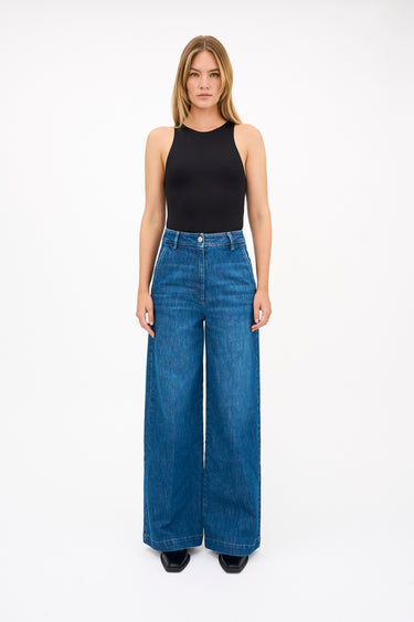 Tomorrow TRW-Evelyn French Jeans Wash Piemonte Mid Blue Jeans & Pants 51 Denim Blue