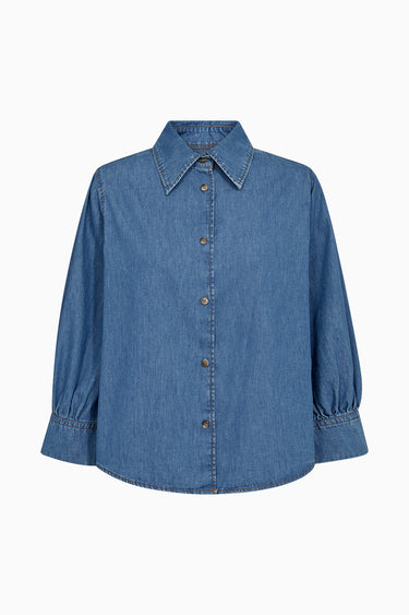 Tomorrow TRW-Key Hepburn Shirt Bright Boston Shirts & Blouses 51 Denim Blue