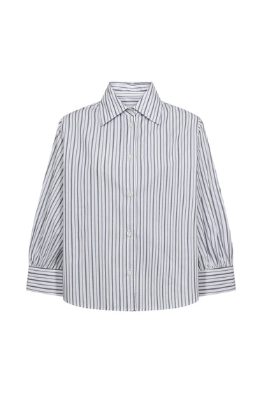 Tomorrow TRW-Key Hepburn Shirt Wash Cannes Stripe Shirts & Blouses 57 Blue striped
