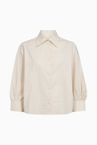 Tomorrow TRW-Key Hepburn Shirt Wash Exclusive Texture Ecru Shirts & Blouses 03 Ecru