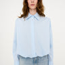 Tomorrow TRW-Petra drawstring shirt Shirts & Blouses Blue Shadow