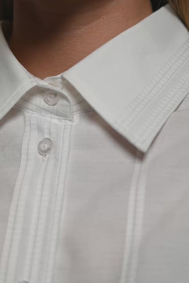 Tomorrow TRW-Exclusive Hepburn Shirt Shirts & Blouses 011 Optical white